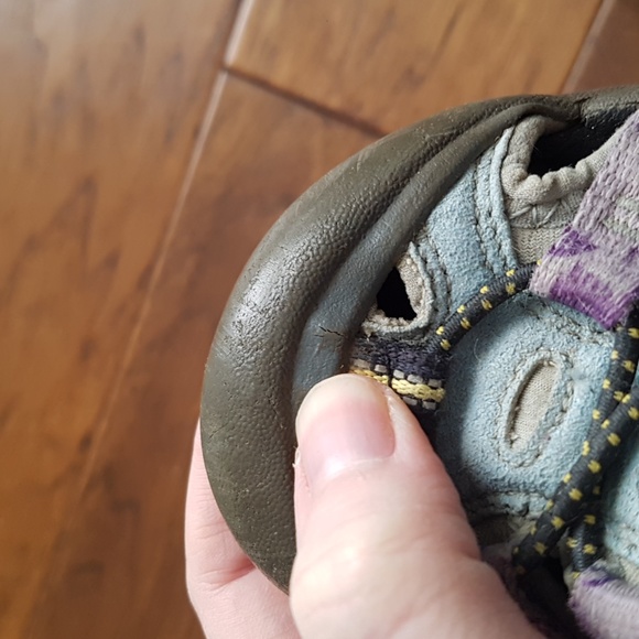 Keen Newport H2 Waterproof Hiking Outdoor Purple Floral Blue Sandals - Picture 14 of 16